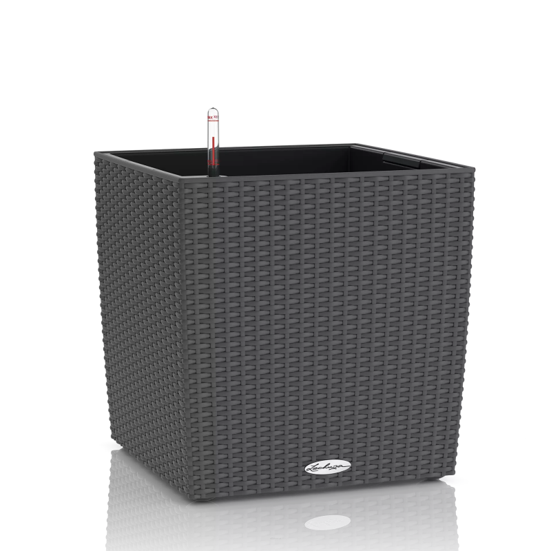 Donica Lechuza Cube Cottage 30 | 40 | 50 granit