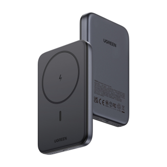 Powerbank magnetyczny 10000mAh Ugreen PB763, Qi2, USB-C, 20W (czarny) - 3