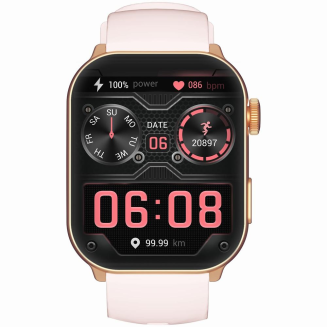 Smartwatch Damski GRAVITY GT28-6 Pasek + Bransoleta Różowe złoto Różowy - 5