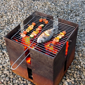  Keilbach Fidibus garden fireplace with grill - 8