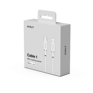 Kabel Avolt 1 USB C do ładowania Lightning (MFi) 2 m szary - 2