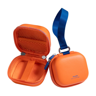Uniwersalna Mini Torba Transportowa Telesin DisAdv EVA dla kamer sportowych (Pomarańczowa) - 2