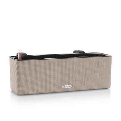 Donica Lechuza Balconissima 40 z uchwytem piaskowy brąz