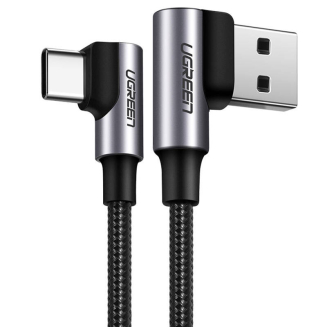 Kabel UGREEN US176 USB-A-USB-C 3m (czarny) - 3