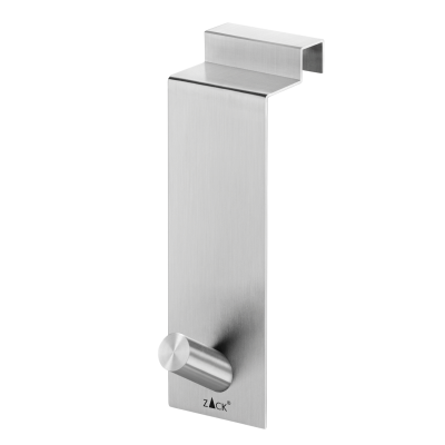 Zack Exit rebated door hanger with 1 hook, matt, 4.5 cm
