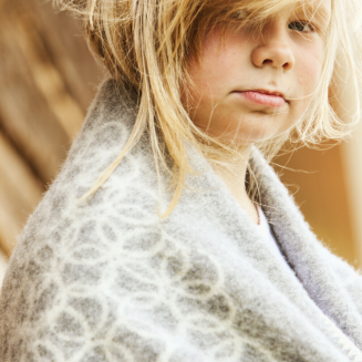  Lapuan Kankurit Kili blanket gray 65x90 cm - 3