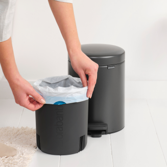 Kosz łazienkowy Brabantia NewIcon 5l Confident Grey - 12