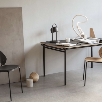  Eva Solo Dosina Chair, Black Oak & Black Leather - 2