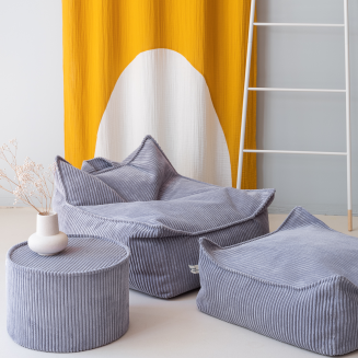 Fotel dziecięcy Wigiwama Beanbag Chair Blueberry Blue - 4