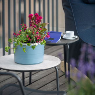 Donica samo-nawadniająca okrągła Urbalive Berberis błękitny 30 cm - 2