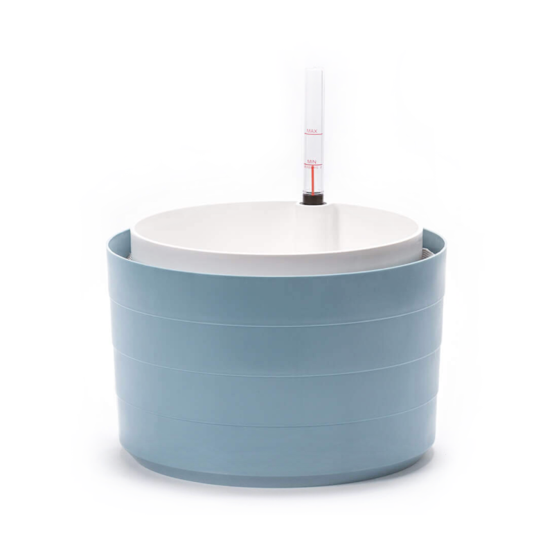 Donica samo-nawadniająca okrągła Urbalive Berberis błękitny 30 cm