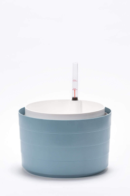 PLASTIA BERBERIS Donica samonawadniająca okrągła 30 cm błękitny