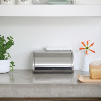  Brabantia Roll Top Medium Matt Steel bread box - 3