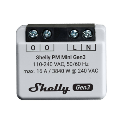 Sterownik Shelly PM Mini Gen3 WiFi/Bluetooth