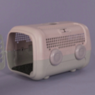 Transporter dla zwierząt United Pets różowo-szary - 3