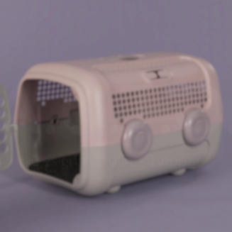 Transporter dla zwierząt United Pets różowo-szary - 3