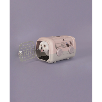 Transporter dla zwierząt United Pets różowo-szary - 2