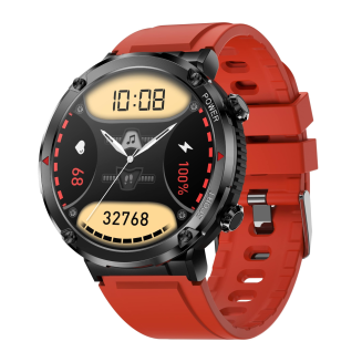 Smartwatch Gravity GT21-6 + Czerwony Pasek Silikonowy - 2