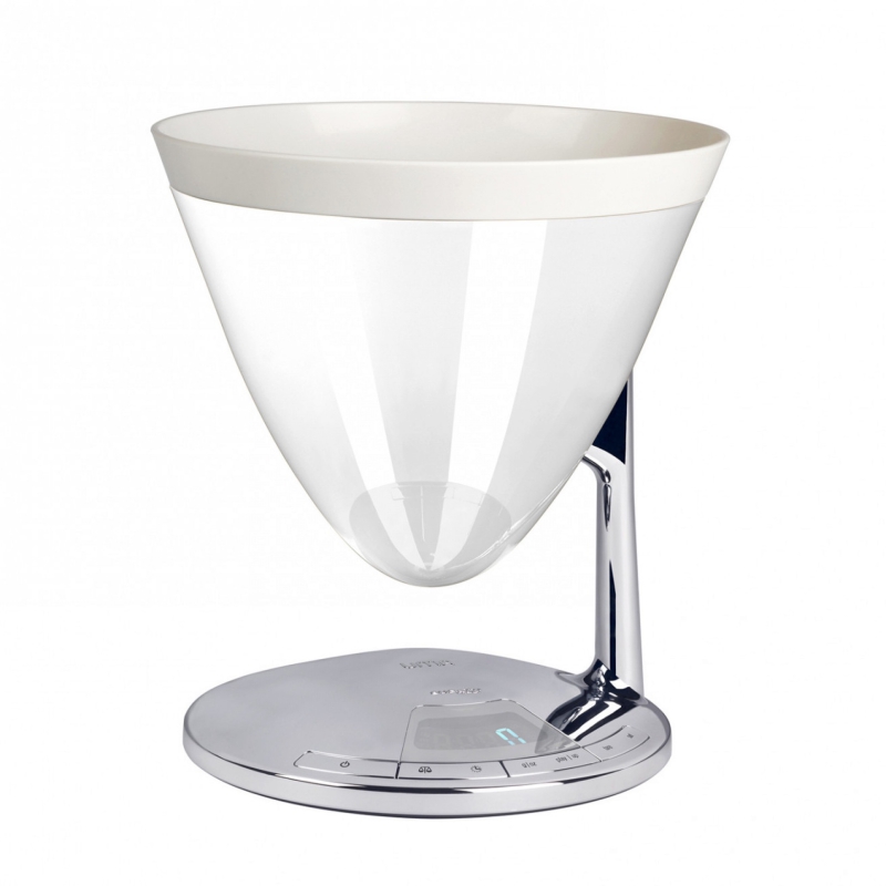 Elektroniczna waga z timerem Casa Bugatti Uma White