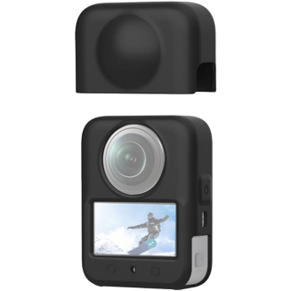 Osłona silikonowa PULUZ DJI Osmo 360 z soczewką (czarna) - 4