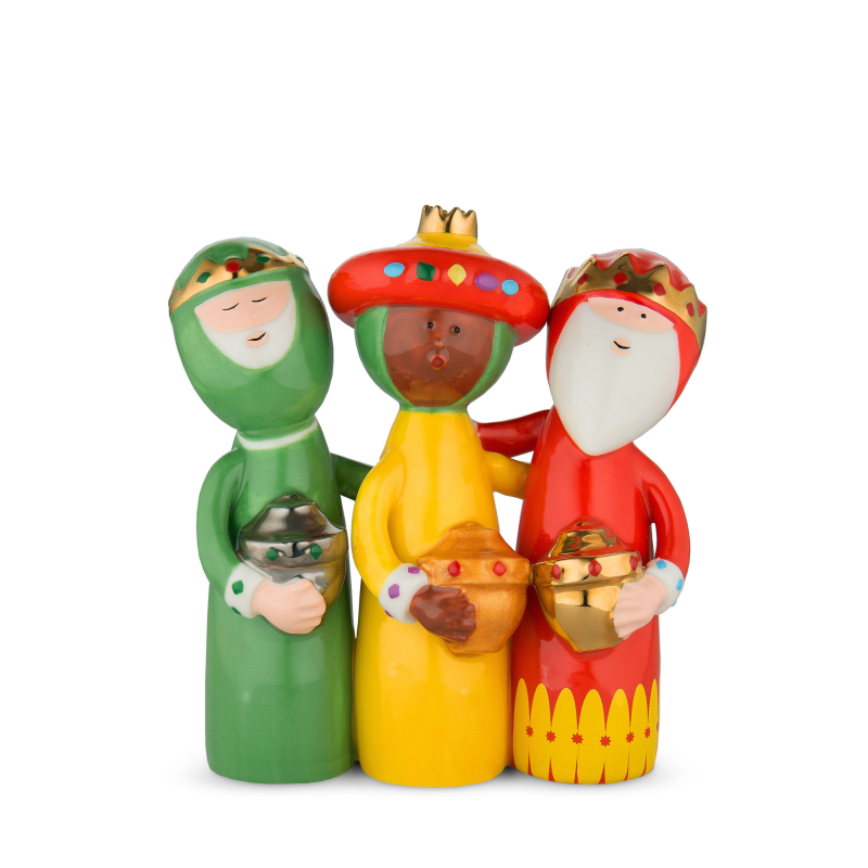  Alessi Uno, Due, Tre Re Magi porcelain figurine