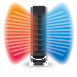 Termowentylator oscylacyjny Stadler Form Paul czarny | RABAT Z KODEM: STADLER10 - 10