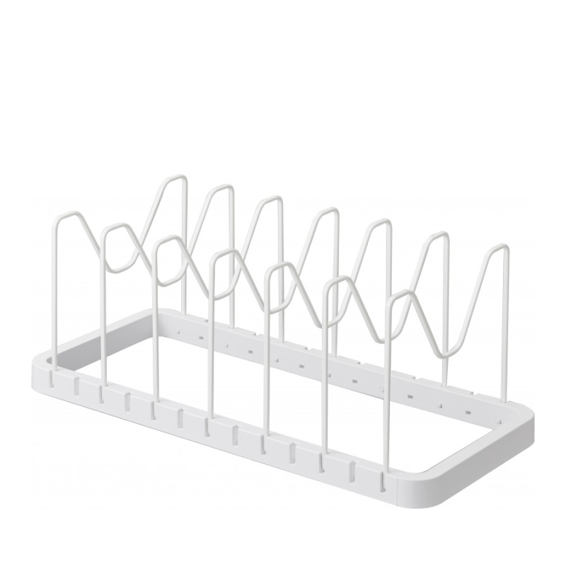 Adjustable stand for Yamazaki lids and pans, white