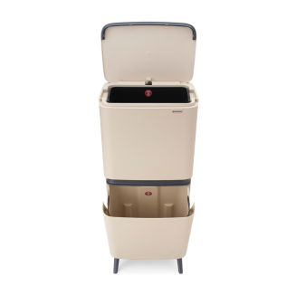 Kosz Brabantia SortUp Recycle Bin Hi 20+25l Soft Beige - 3