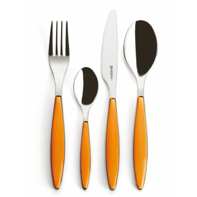  Guzzini Feeling cutlery set, 24 pcs, orange
