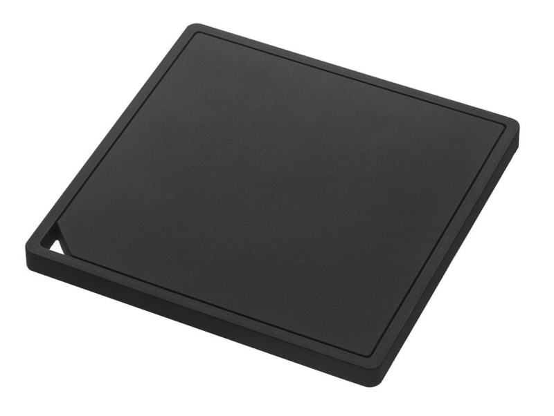 Podstawka silikonowa Yamazaki Tower czarna kwadratowa