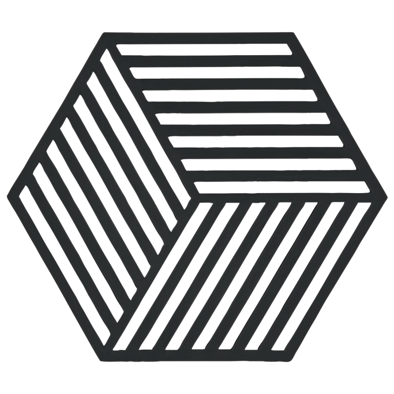 Podkładka pod naczynia Zone Denmark Hexagon Black 16x14 cm | SZYBKA WYSYŁKA 24H
