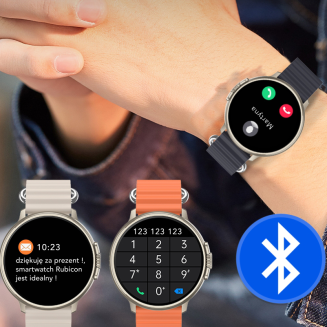 Smartwatch RUBICON RNCF15 Tytan/Orange SMARUB258 - 5