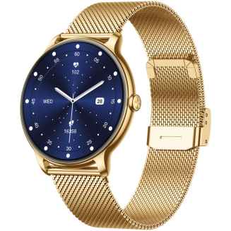 Smartwatch Gravity Złoty Pasek + Bransoleta GT31-1 - 4