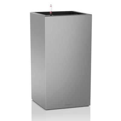 Donica Lechuza Canto Premium 40 kolumna srebrny metallic