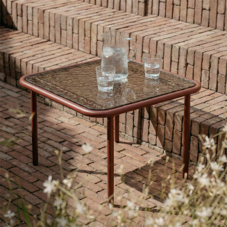  SACKit Mollis Coffee Table Renesse Chestnut Garden Table - 5