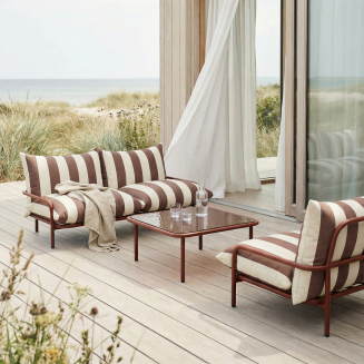  SACKit Mollis Coffee Table Renesse Chestnut Garden Table - 2