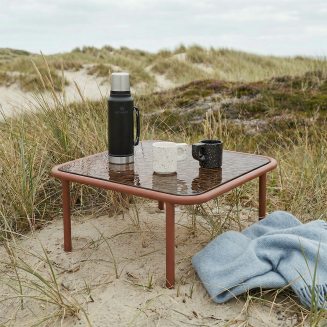  SACKit Mollis Coffee Table Renesse Chestnut Garden Table - 3