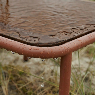  SACKit Mollis Coffee Table Renesse Chestnut Garden Table - 7