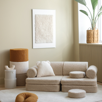  Wigiwama Settee Biscuit Children's Sofa - 12