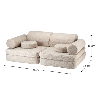 Sofa dziecięca Wigiwama Settee Biscuit | BESTSELLER - 2