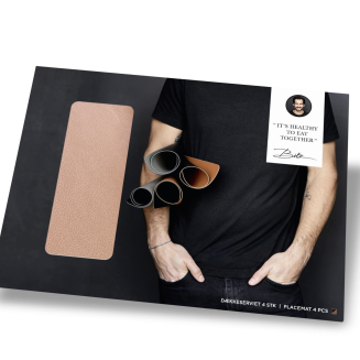 Zestaw 4 podkładek pod talerze Bitz Black&Brown - 5