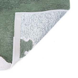 Okrągły dywan Louis de Poortere Meditation Lagoon Palm Green - 3