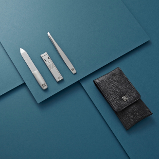 Zestaw do manicure Zwilling Twinox czarne skórzane etui 3 elementy - 6