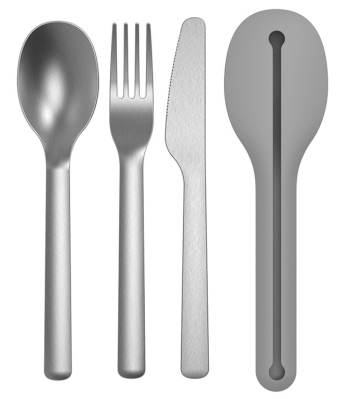 Zestaw sztućców podróżnych BergHOFF szary