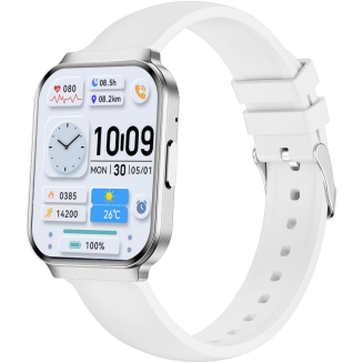 Smartwatch Gravity Srebrny Pasek + Bransoleta GT44-4 - 5