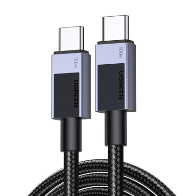 Kabel UGREEN L512 USB-C-USB-C 2m 100W 5A (czarny)