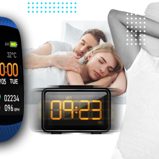 Smartwatch GIEWONT Czarno Niebieski 2 Paski GW200-7 - 7