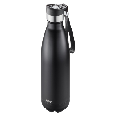 Butelka termiczna Gefu OLIMPIO czarna 500 ml | CENA BLACK WEEKS