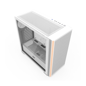 Obudowa komputerowa DARKFLASH DS900WS ATX bez wentylatorów (biała) - 2
