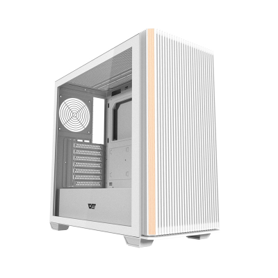 Obudowa komputerowa DARKFLASH DS900WS ATX bez wentylatorów (biała)